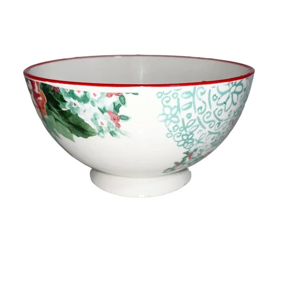 Pioneer Woman footed Country Garden Bowl